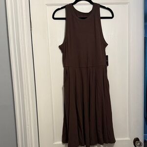 Torrid Chocolate Brown Midi Dress